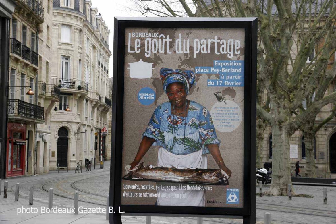 Le goût du partage face Sud place Pey Berland
