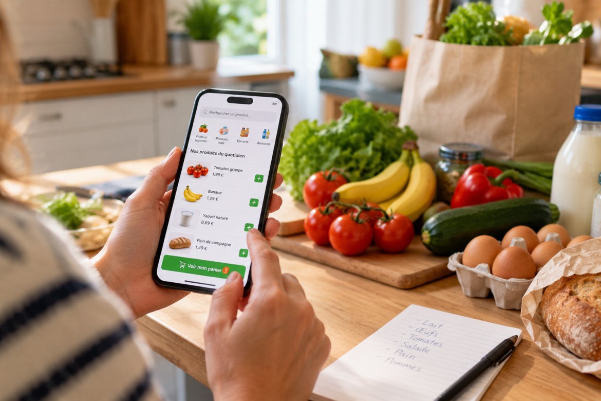 Courses en ligne : le smartphone change notre façon de remplir le panier