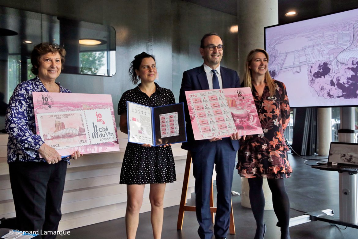 La Cité du vin accède à la philatélie