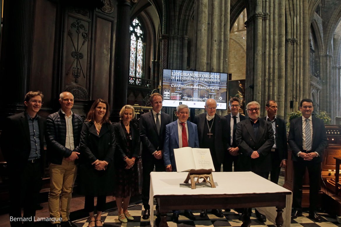 Cérémonie de lancement des grandes Orgues de Bordeaux