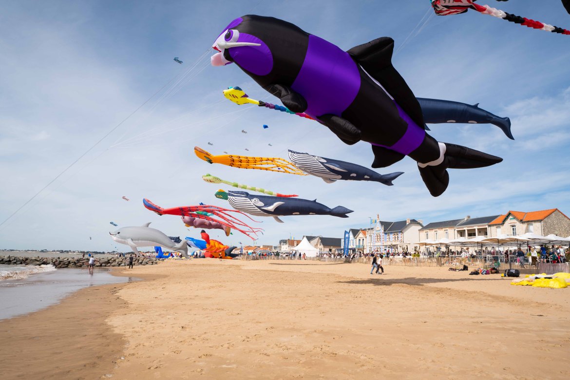 Un Week-end de Pâques Sous le Signe du Cerf-Volant à Châtelaillon-Plage
