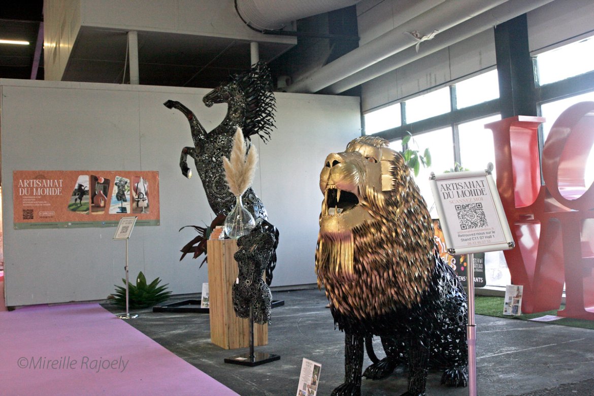 Les deux espaces réservés d'Artisanat du Monde à la Foire de Bordeaux