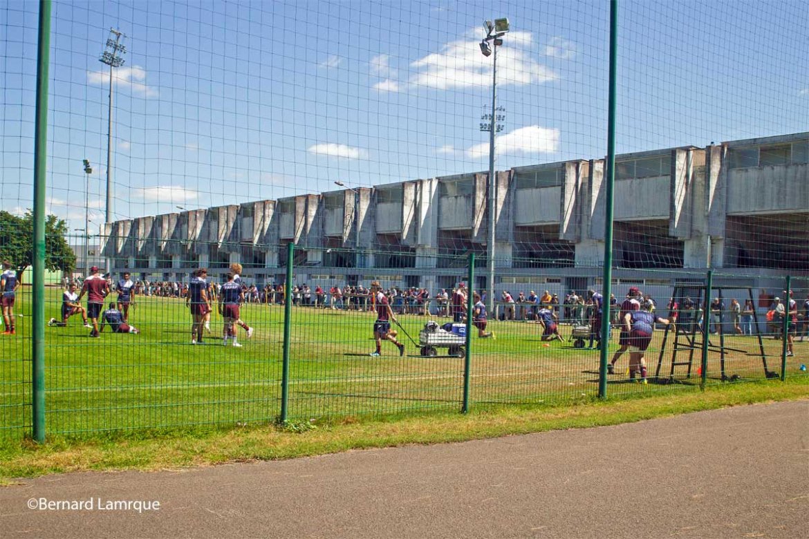 Le premier entrainement ouvert au public de l'UBB a attiré la foule