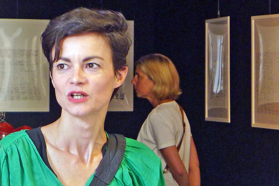 Claire Le Pape à la galerie des Nouveaux Talents de l'Institut Bernard Magrez