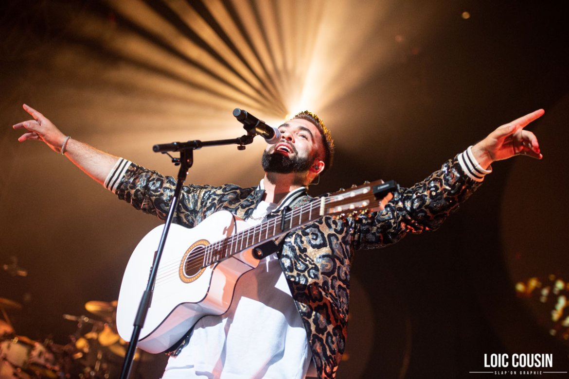 Une Arkéa Arena aux couleurs Gitano avec Kendji.