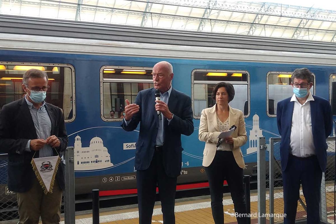Le Connecting Europe Express a fait halte à Bordeaux