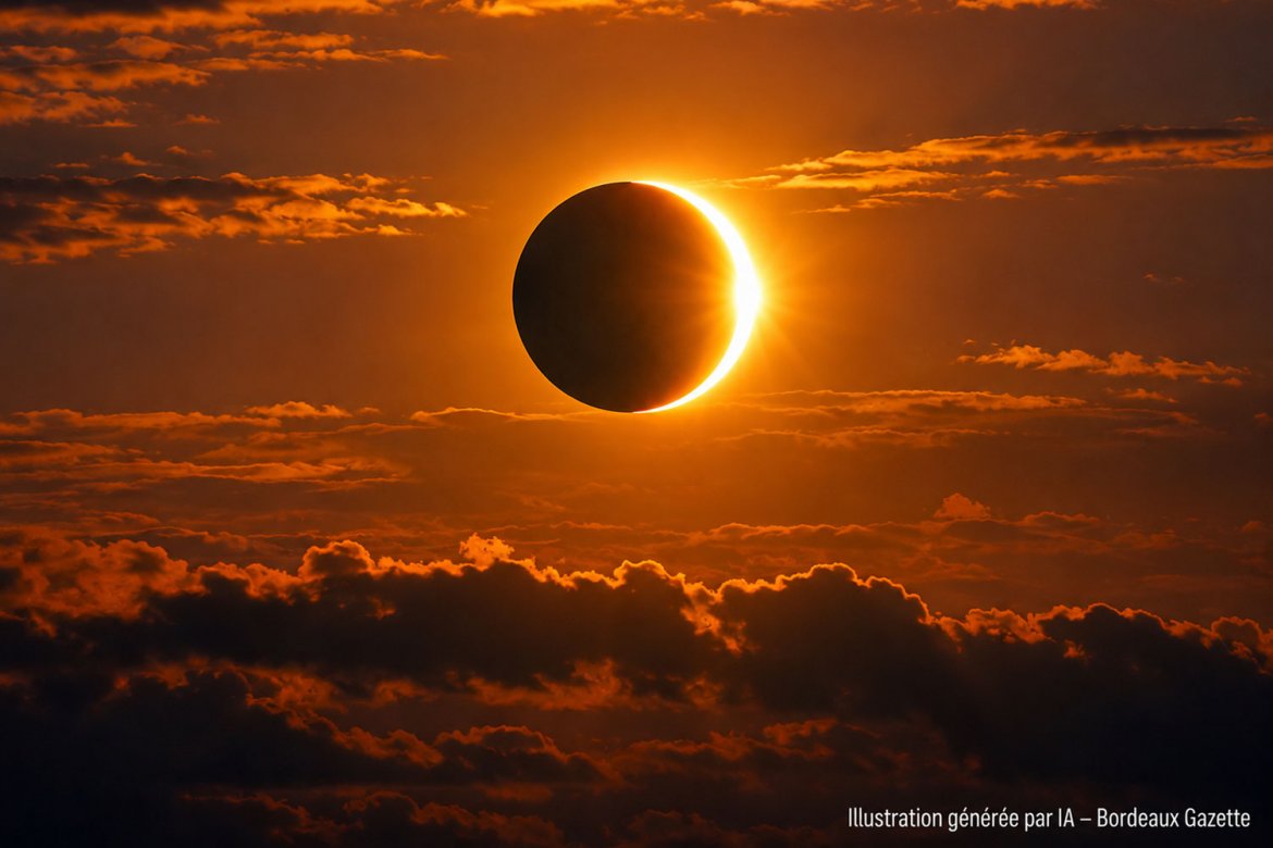 Éclipse à Bordeaux : le Soleil sera masqué à 97,5 % mercredi soir