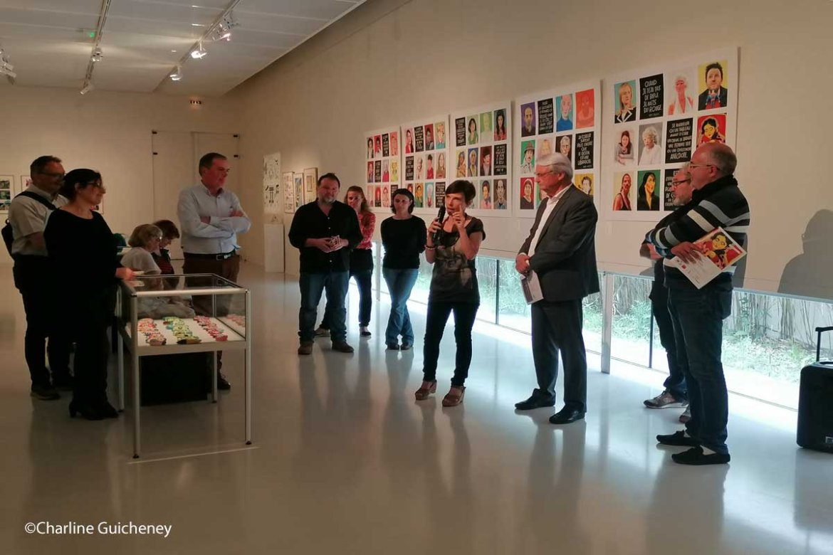 Vernissage de l'exposition « La couleur comme langage » d'Isabelle Merlet