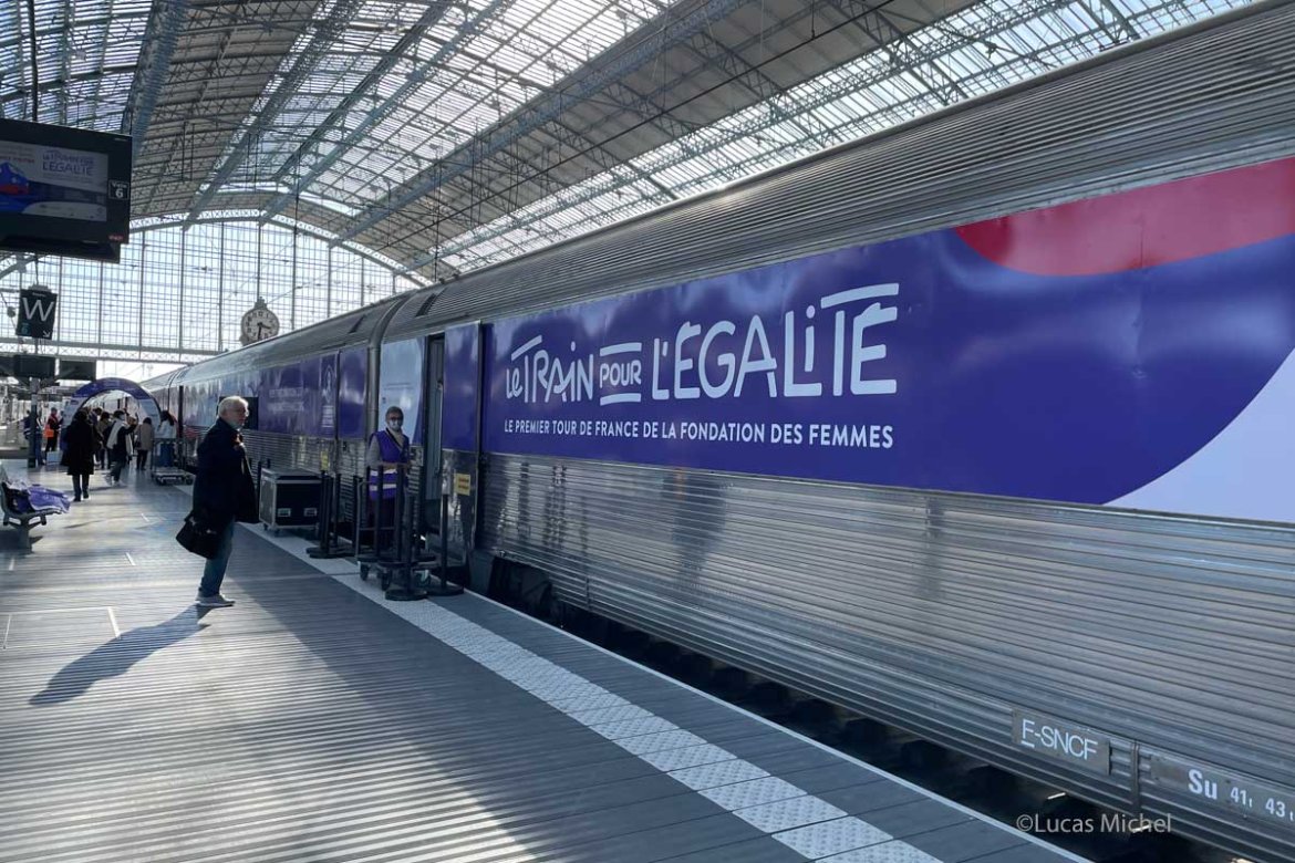 Le train de l'égalité femmes-hommes était de passage express à Bordeaux