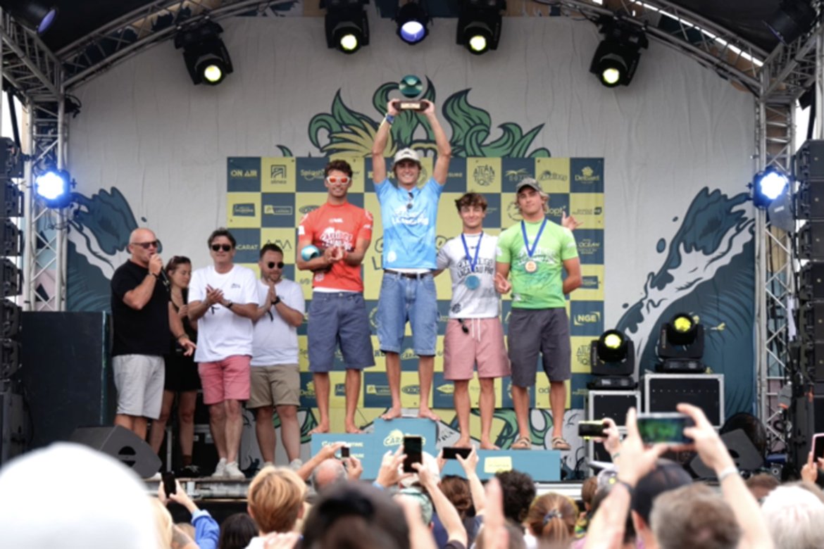 Surf : Sam Piter et Anat Lelior s'imposent au Caraïbos Lacanau Pro 2025