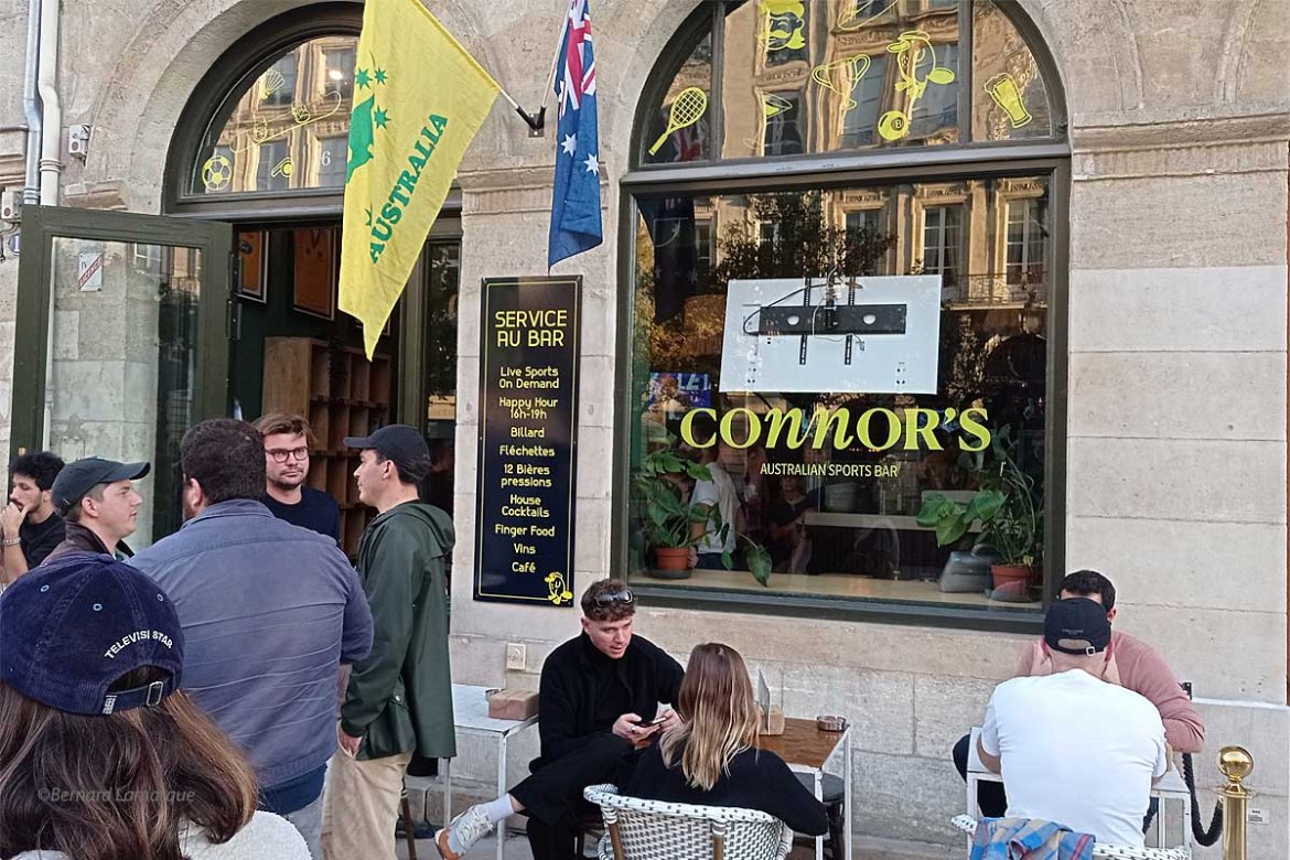 Le Connor's Australian Sports Bar, un lieu parfait pour suivre UBB La Rochelle