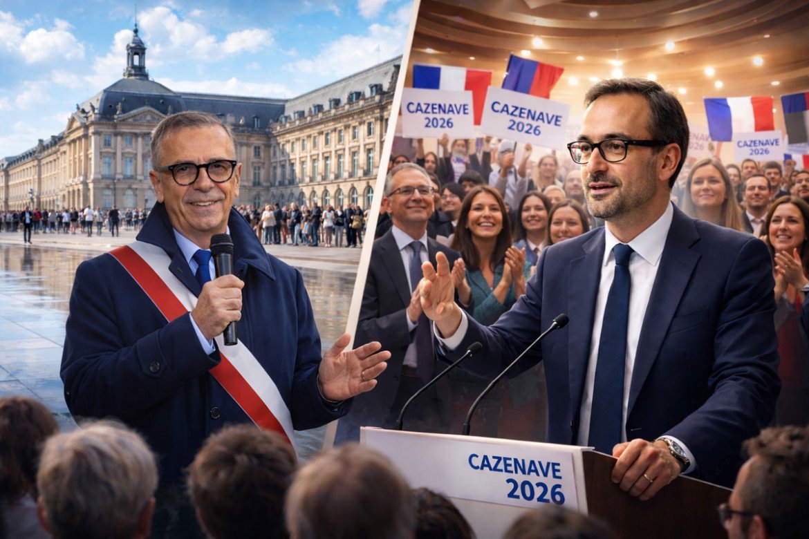 Municipales à Bordeaux 2026 : Hurmic officialise, Cazenave accélère