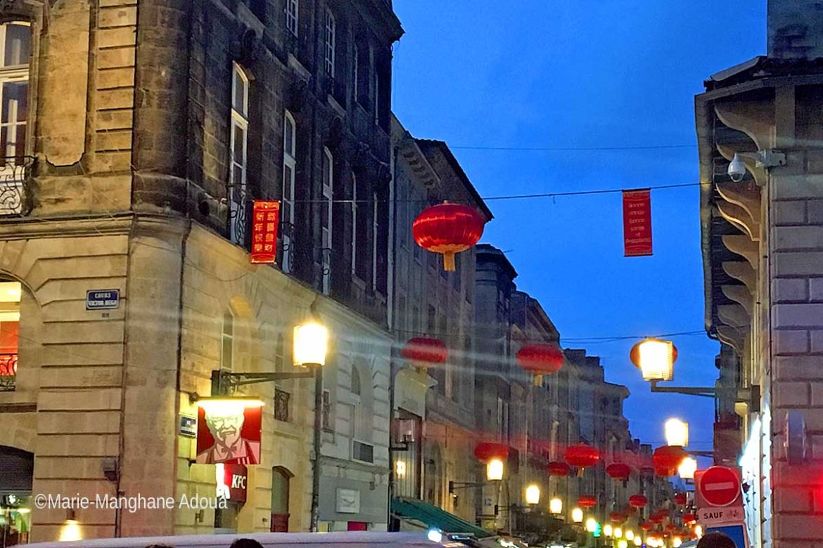 Absence du nouvel an chinois dans les rues de Bordeaux