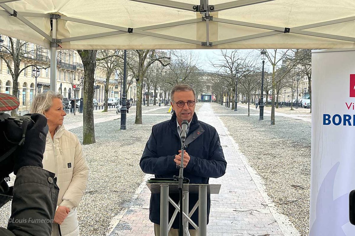 Allées de Tourny : « arborer, apaiser et animer » pour Pierre Hurmic
