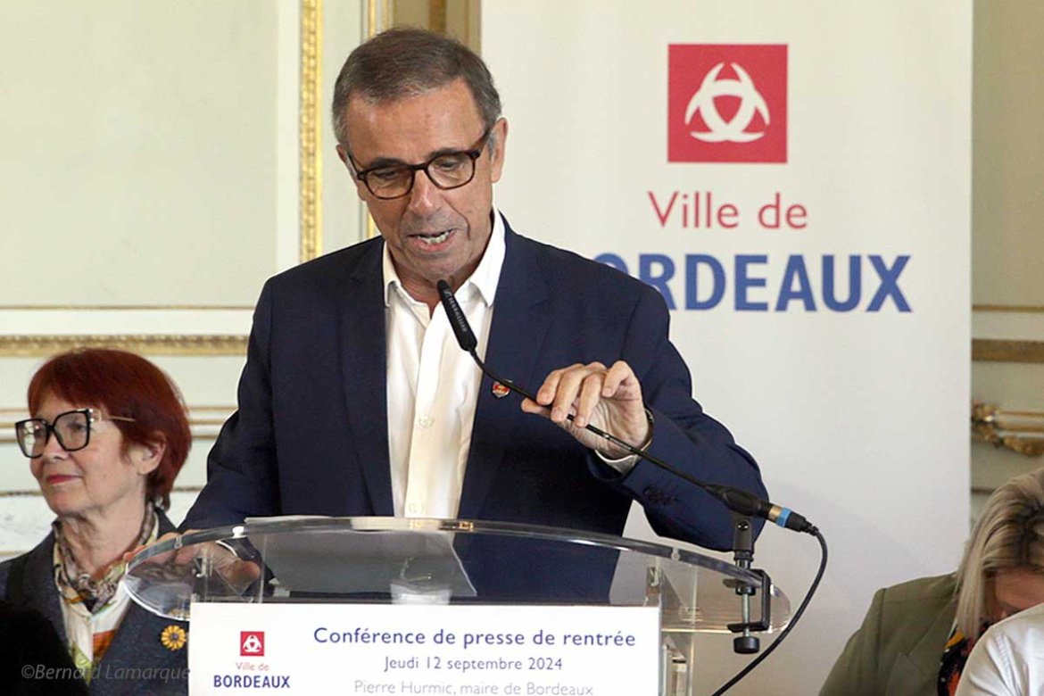 Bordeaux : l'ombre des Girondins a plané sur la conférence de rentrée du maire