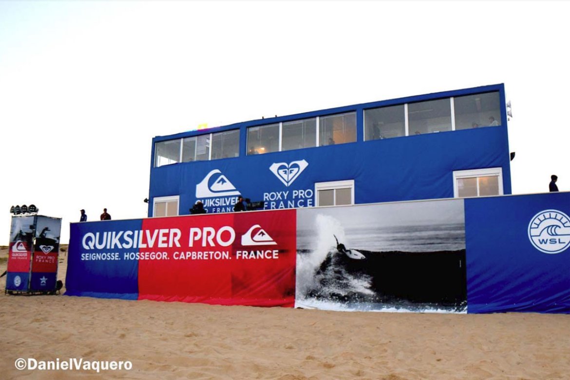 Le Roxy Pro avant le QuikSlver Pro à Hossegor