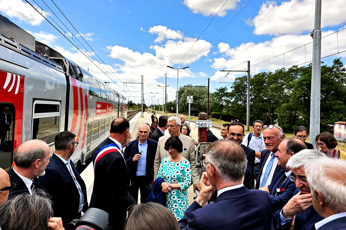 À Saint-Loubès, le RER girondin prend de la longueur
