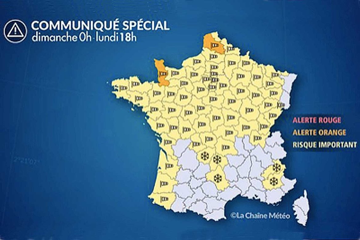 Bordeaux frappé par la Tempête Bella