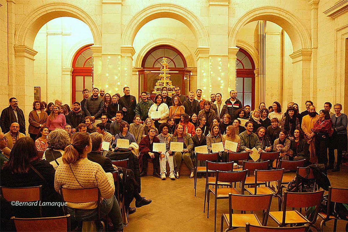 Remise des diplômes à la Philomathique de Bordeaux