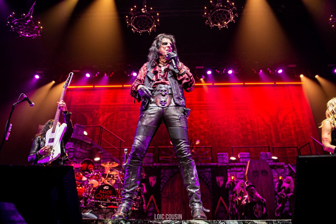 Le Hard Rock d'Alice Cooper à l'Arkéa Arena