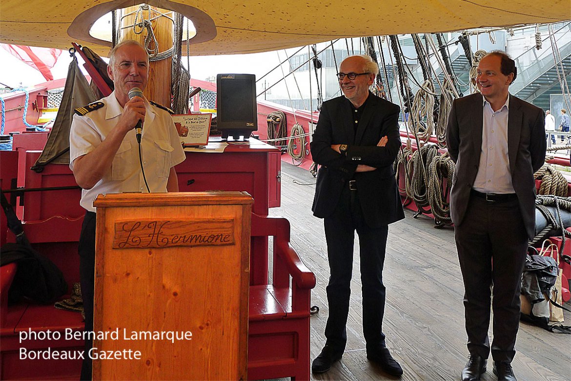 L'association Hermione La Fayette et le Musée Mer Marine signent un accord de partenariat