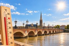 Bordeaux a dépassé 40 °C sept fois durant un été 2026 record