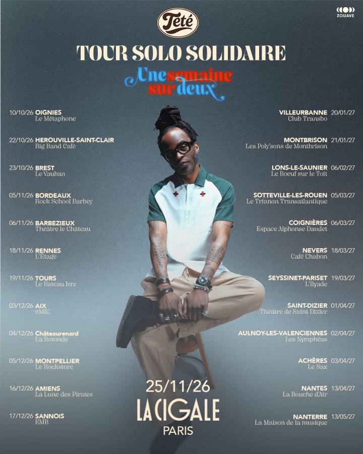 Tété en concert à Bordeaux